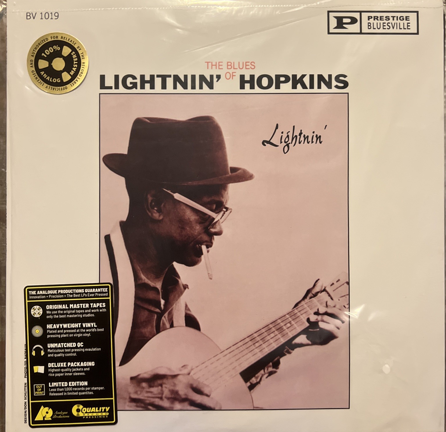 Lightnin’ : The Blues Of Lightnin’ Hopkins (2022) Sealed 200g Black Vinyl