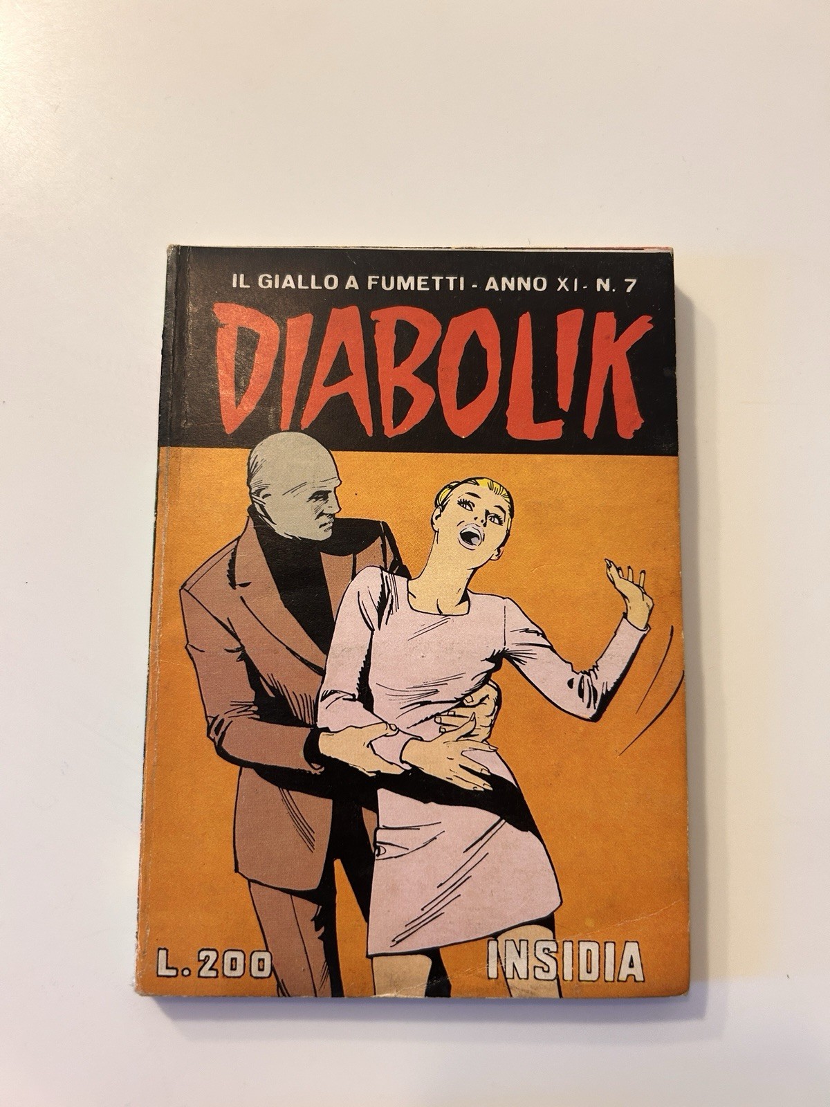 Diabolik N 7 Anno XI Del 1972 Ottimo Non Di Resa