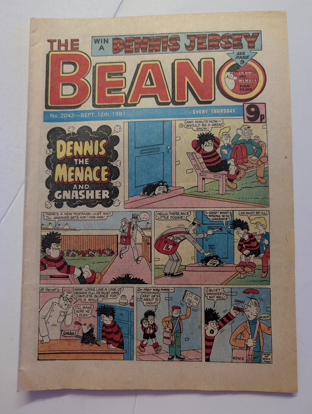 Beano Comic No 2043, September 12th 1981.