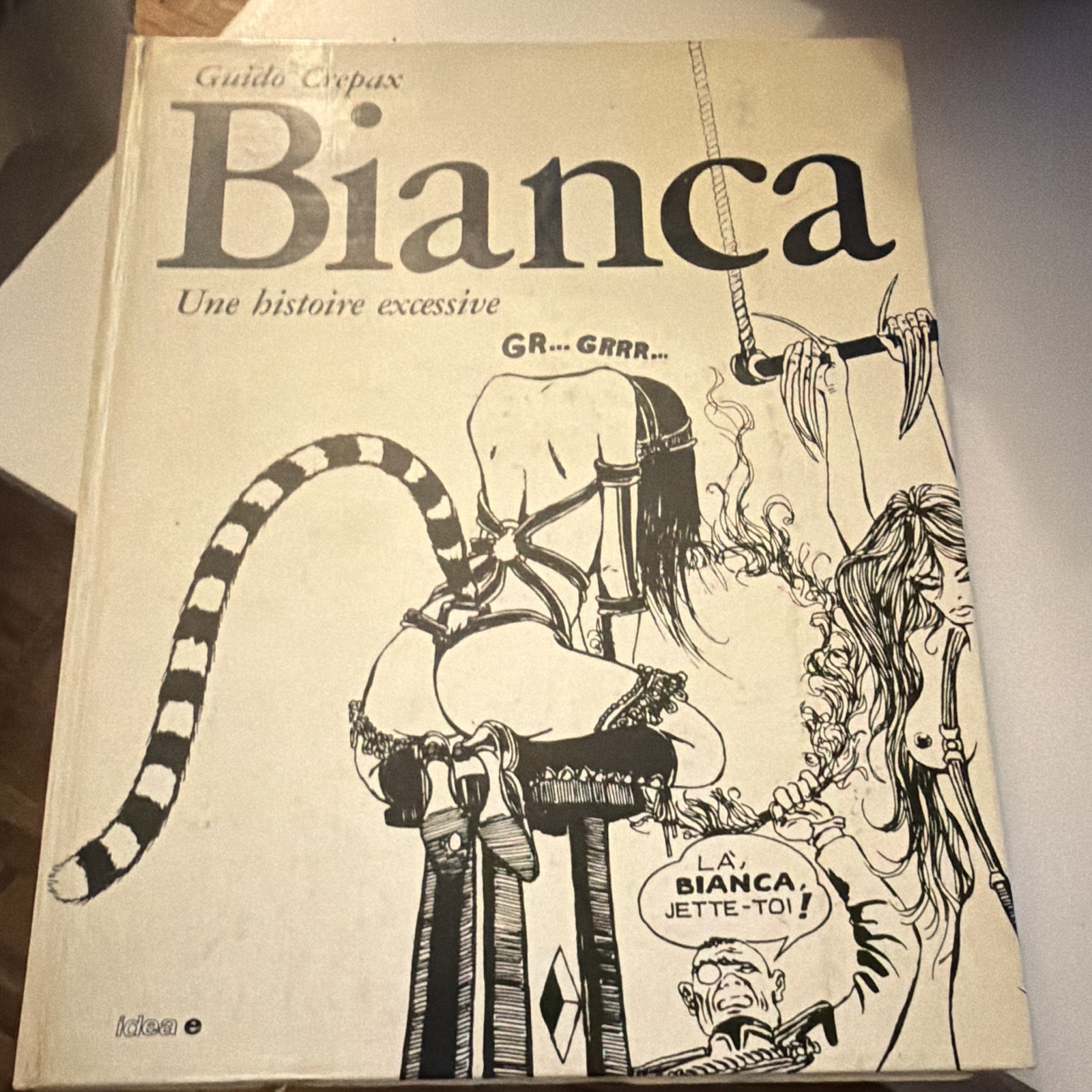 Guido Crepax Bianca une histoire excessive Idea Editions album cartonné