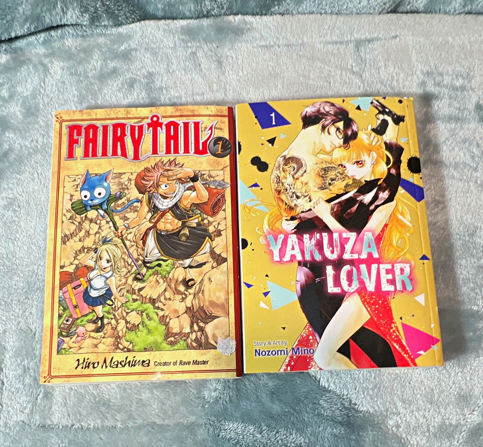 Lotto manga inglese Fairy Tail Vol 1 + Yakuza Lover Vol 1 (2) Trade PB