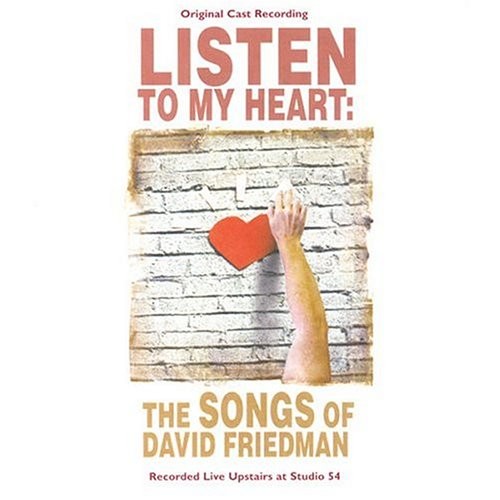 VARIOUS - Listen To My Heart: The Songs Of David Friedman - 2 CD - Cast NEW