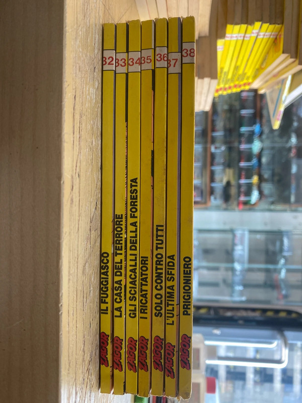Lotto tutto Zagor dal n.32 al n.38 perfetti