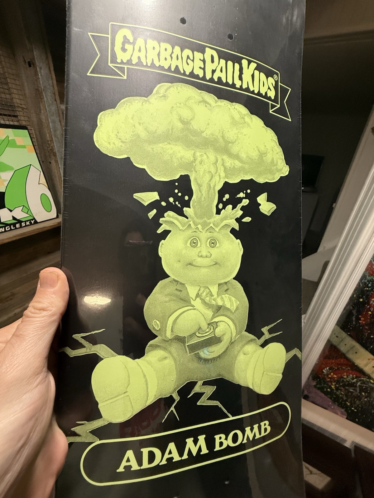 Garbage Pail Kids Adam Bomb Blind Bag Glow In The Dark