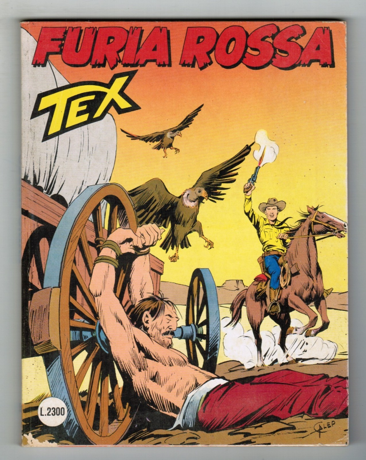 TEX GIGANTE N. 385 - FURIA ROSSA - LIRE 2300
