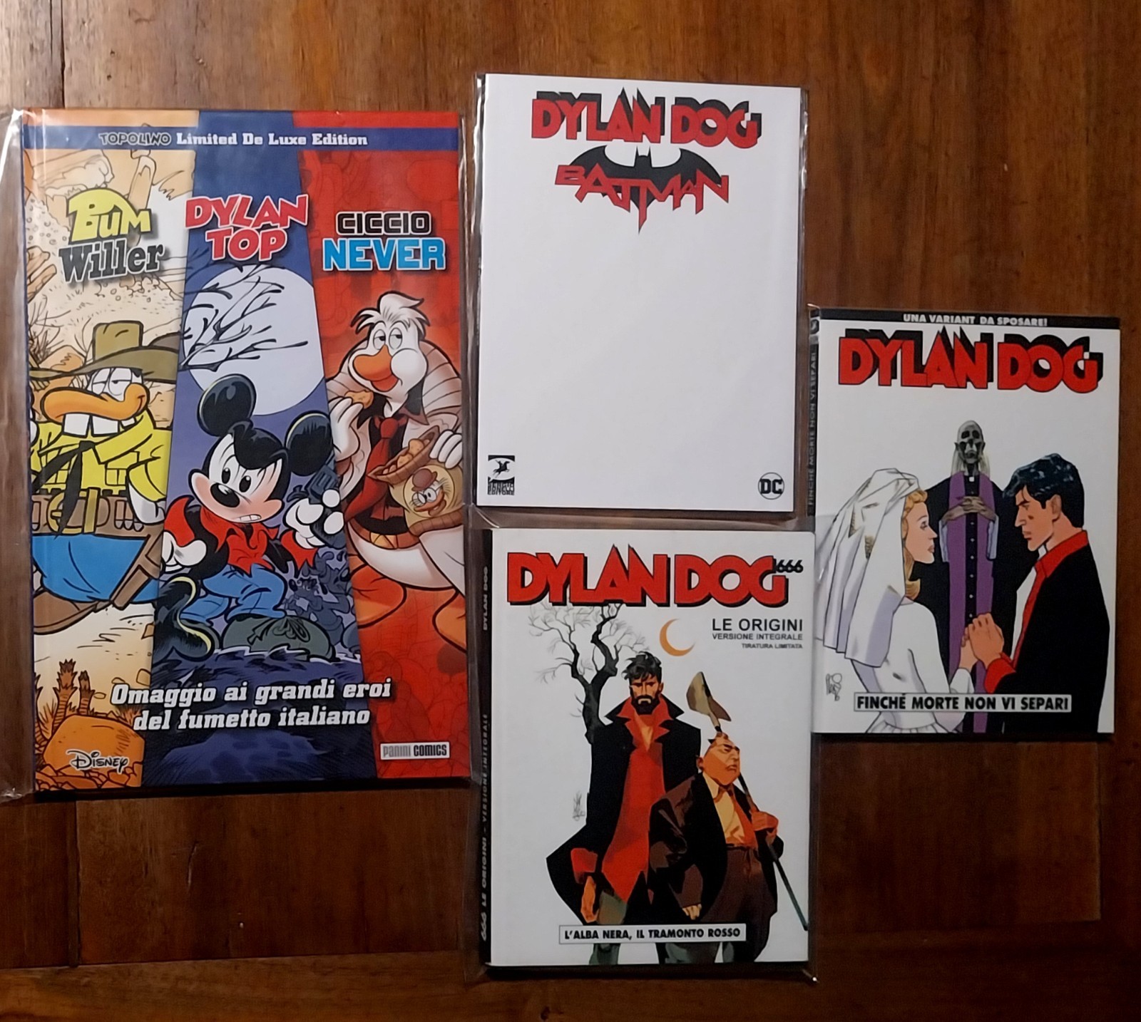 Set 4 fumetti Dylan Dog, Disney