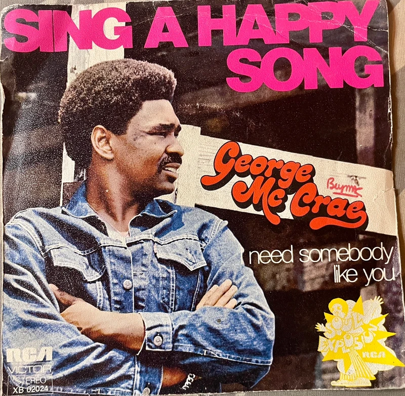 45t - George McCrae - Sing A Happy Song