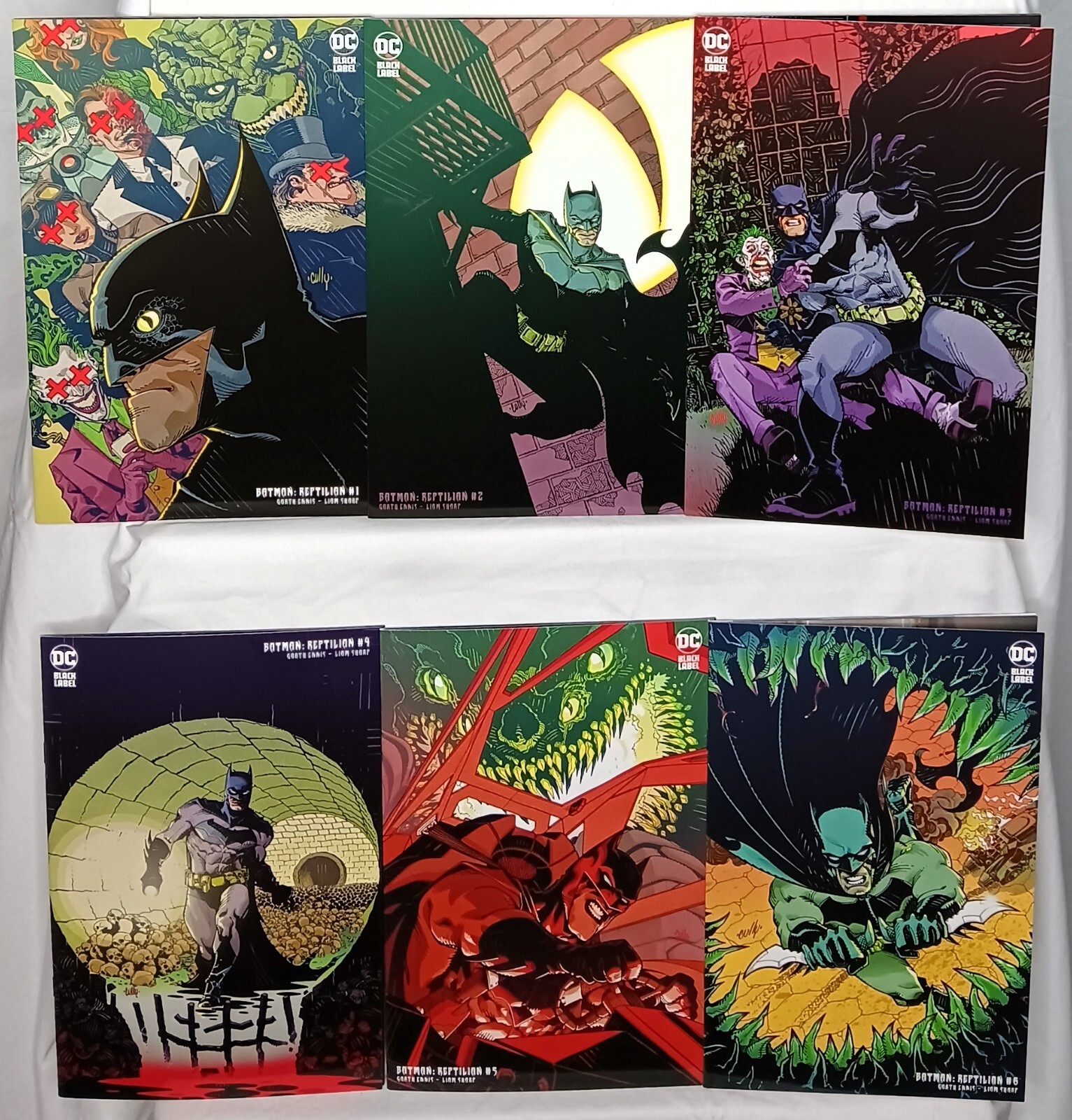 BATMAN Reptilian #1 - 6 | Cully Hamner Variant Cover B Set | Garth Ennis | DC