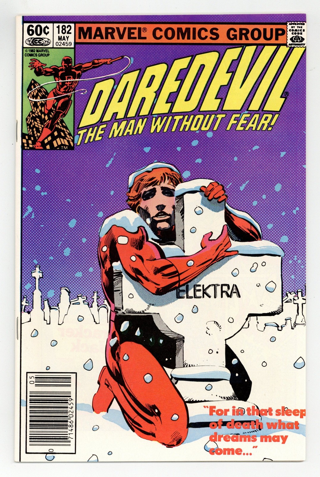 Daredevil #182N VG/FN 5.0 1982