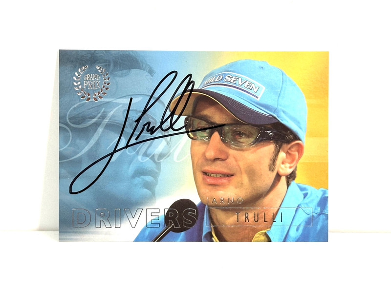 Jarno Trulli Futera 2005 carta F1 autografata