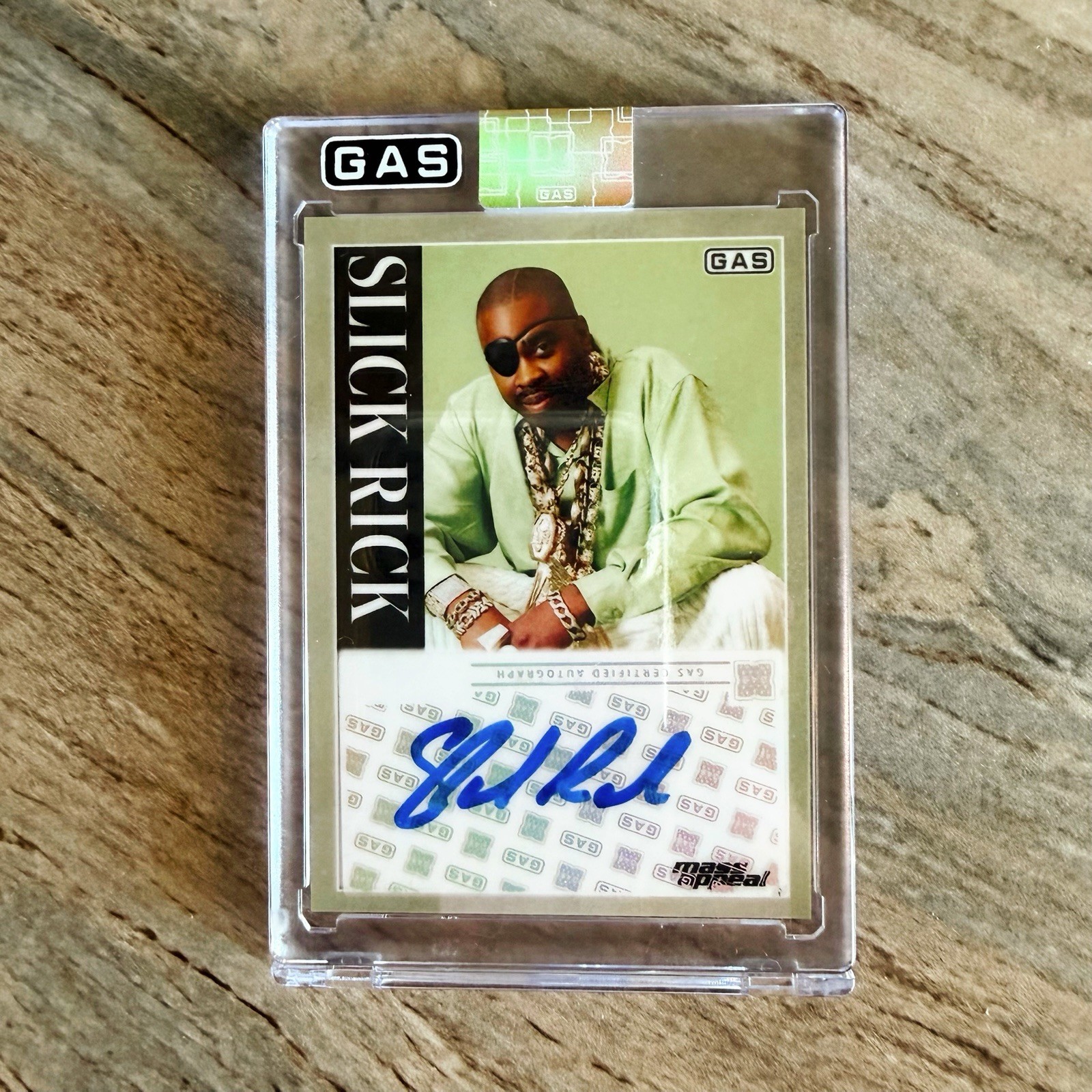 GAS Trading Cards Mass Appeal Slick Rick Auto