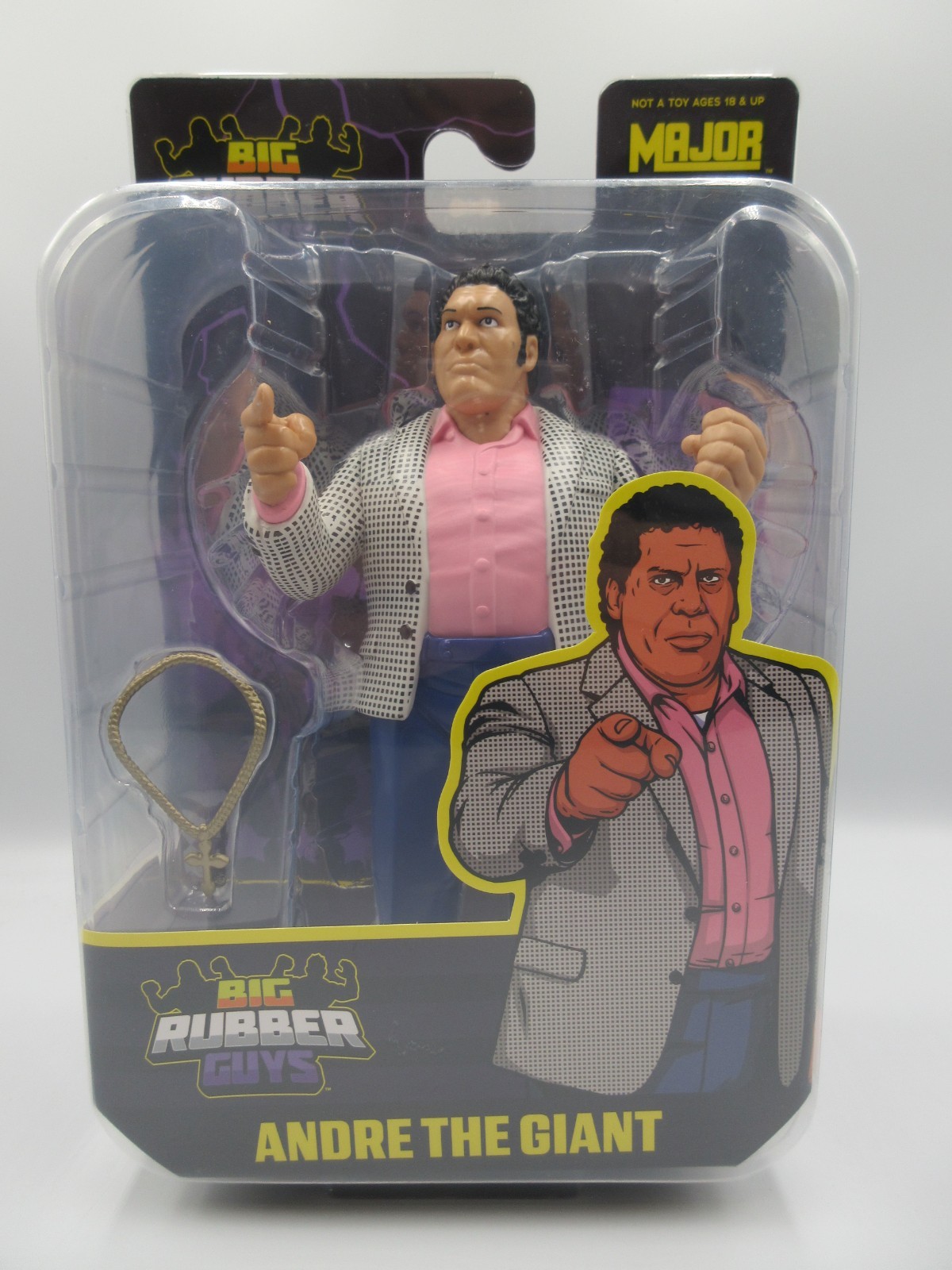 Collect Major Big Rubber Guys - Suited Andre The Giant BRAND NEW NEVER OPENED