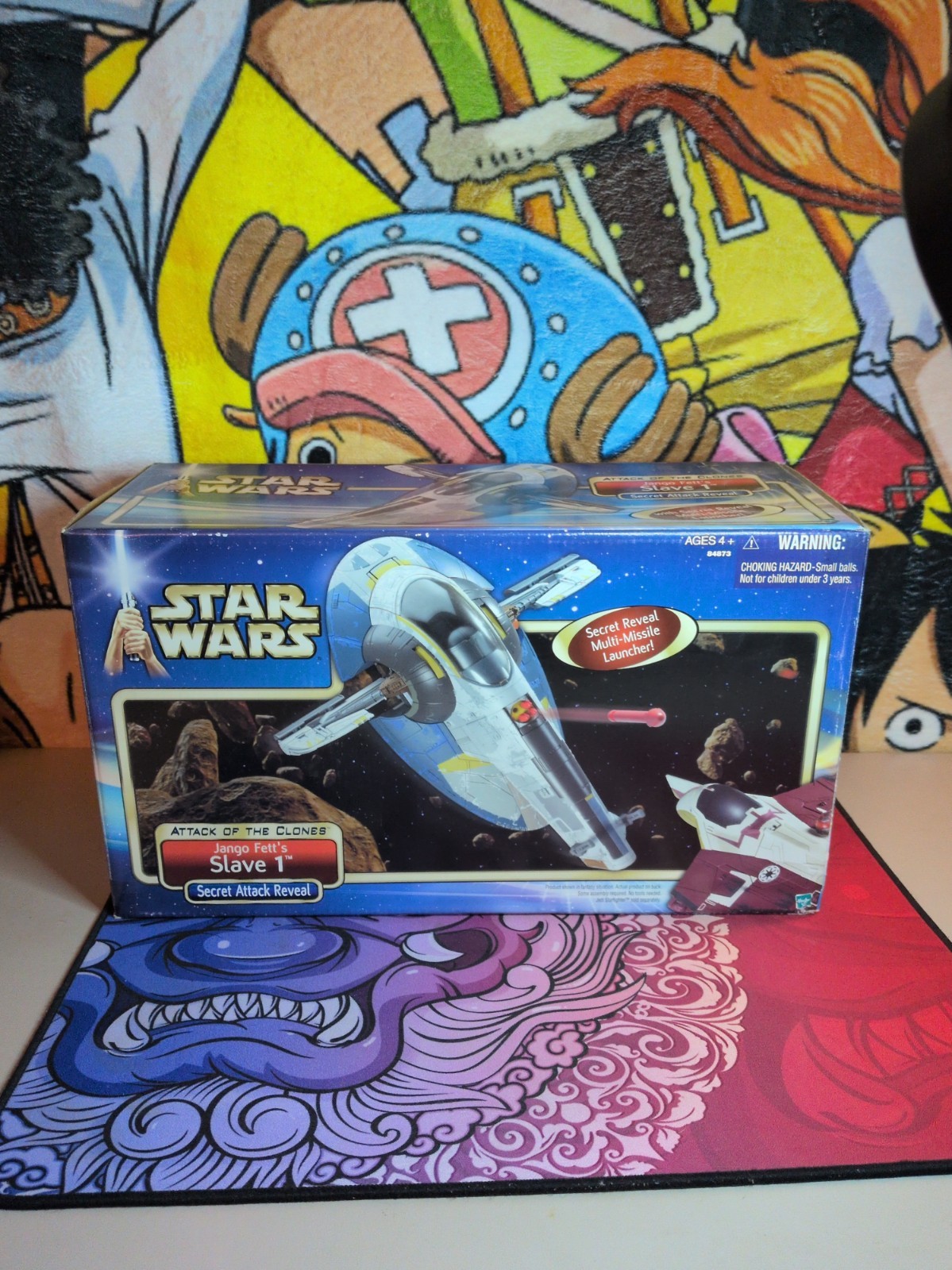 Star Wars 2002 Hasbro Jango Fett Slave 1 Vehicle Attack Of The Clones Sealed NIB