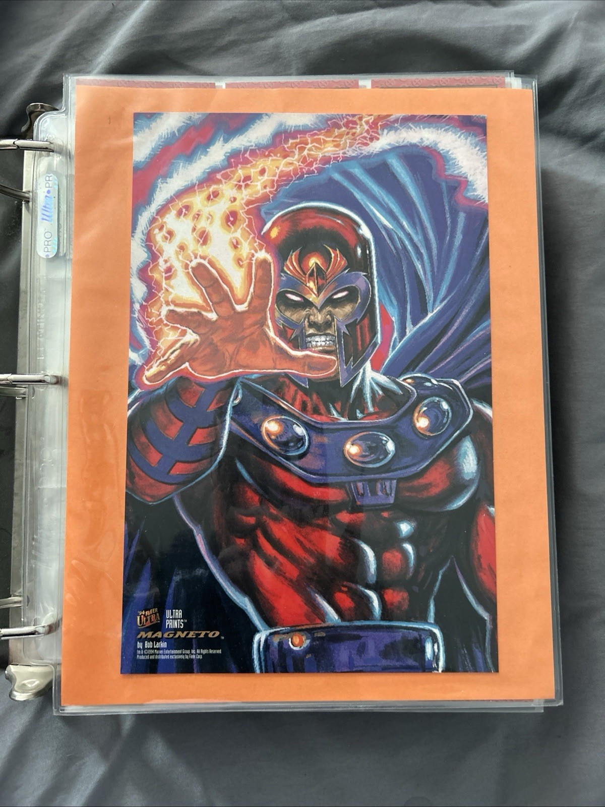 Lotto carte collezionabili Marvel vintage - foil, rare + molte più pagine lasciate fuori