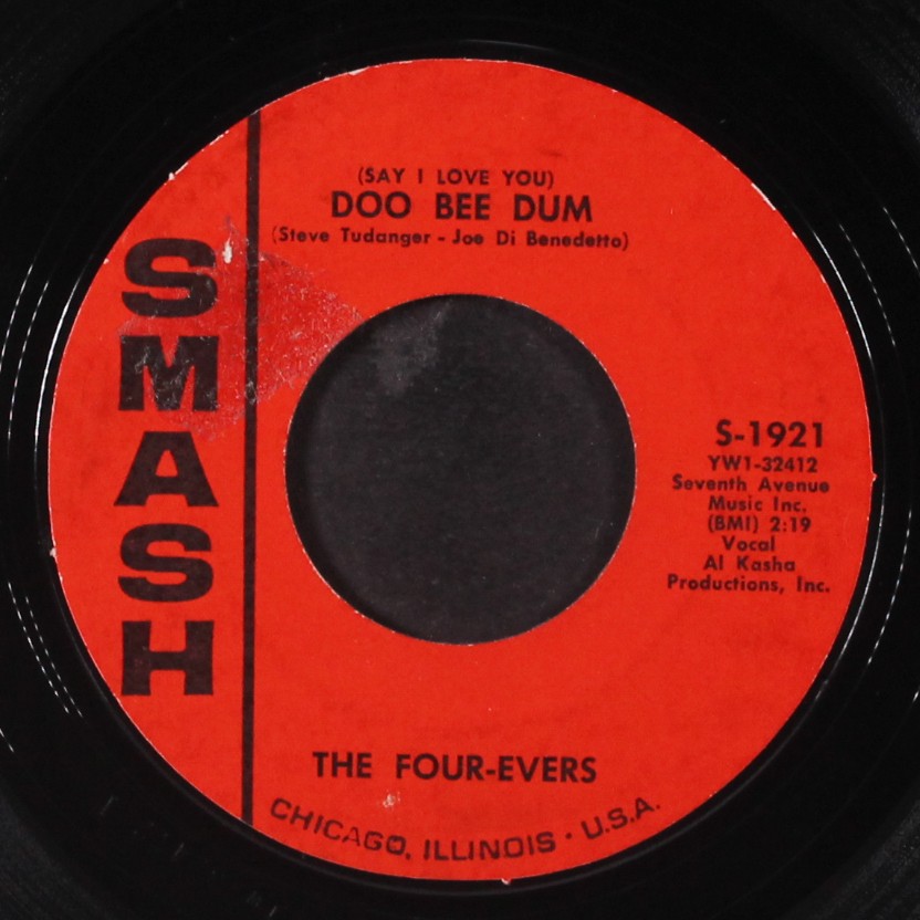 FOUR-EVERS: doo be dum / everlasting SMASH 7" Single 45 RPM