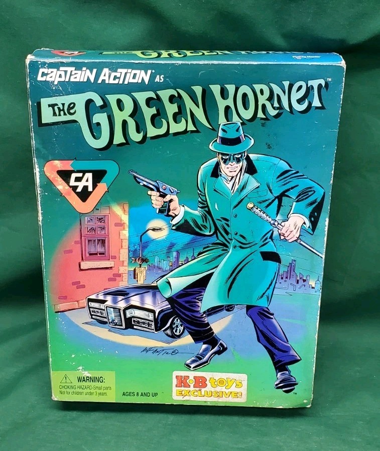 Modellino Captain Action as The Green Hornet 12" vintage KB Toys esclusivo nuovo  