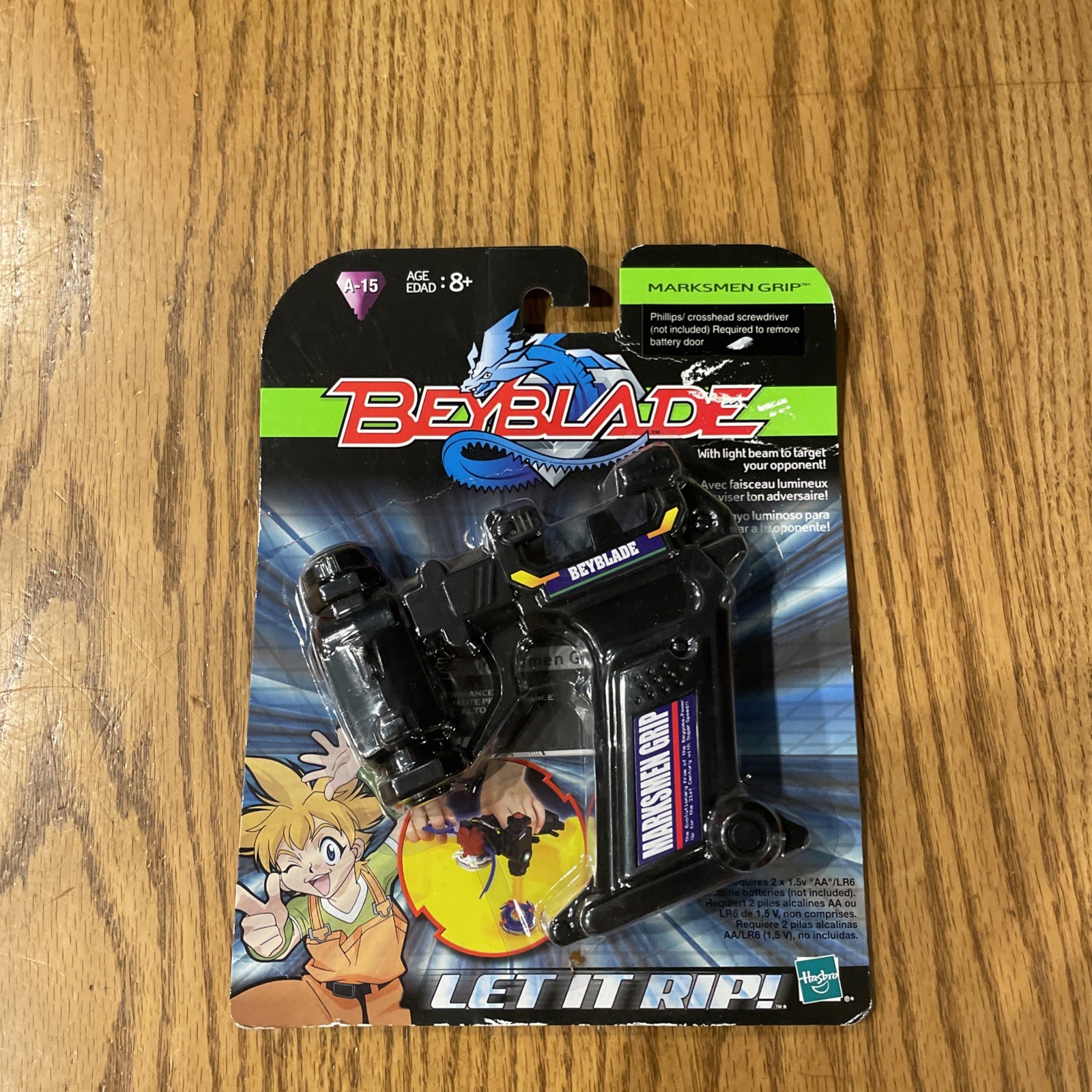 BEYBLADE |  MARKSMEN GRIP A-15 | HASBRO 2002 Takara | New Sealed Vintage