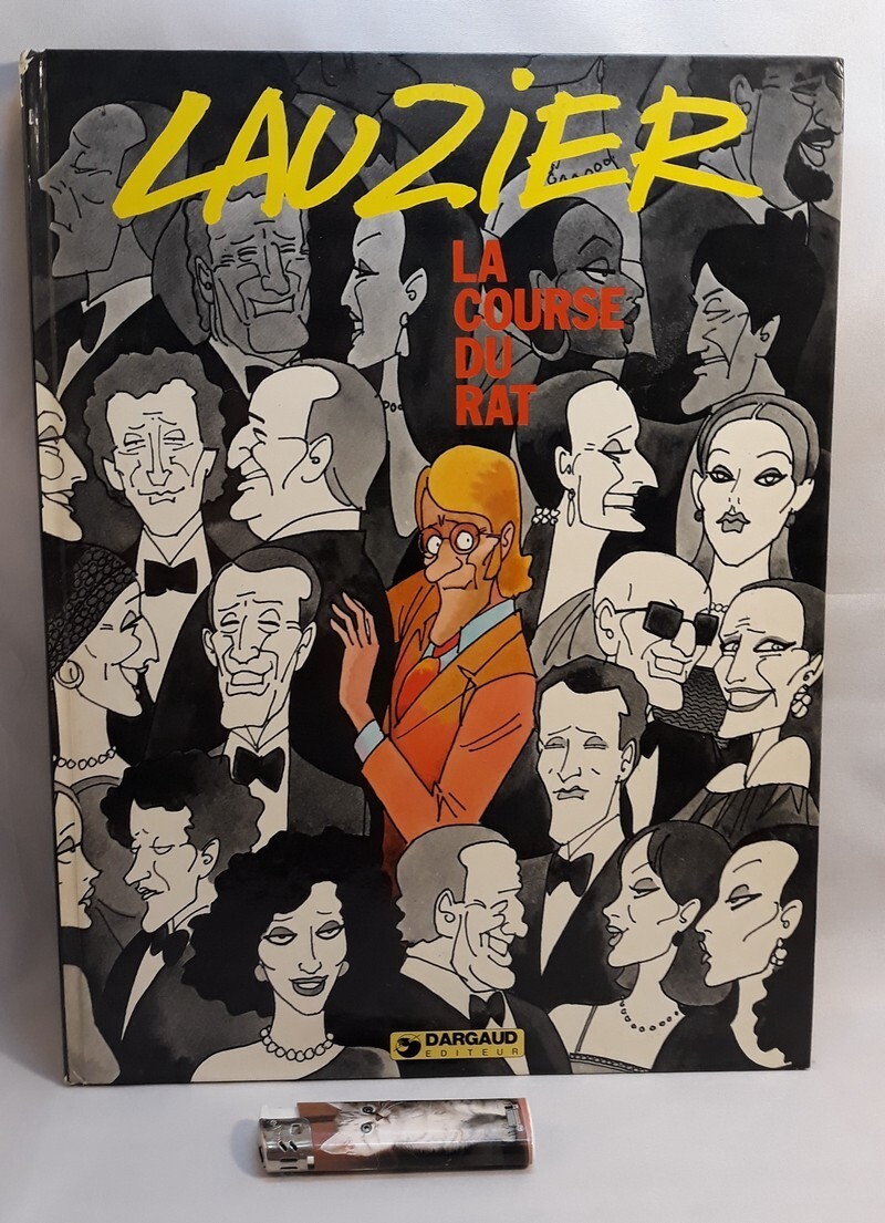 Gérard LAUZIER – La course du rat BD ALBO FUMETTI CARTONATO 1978 in francese