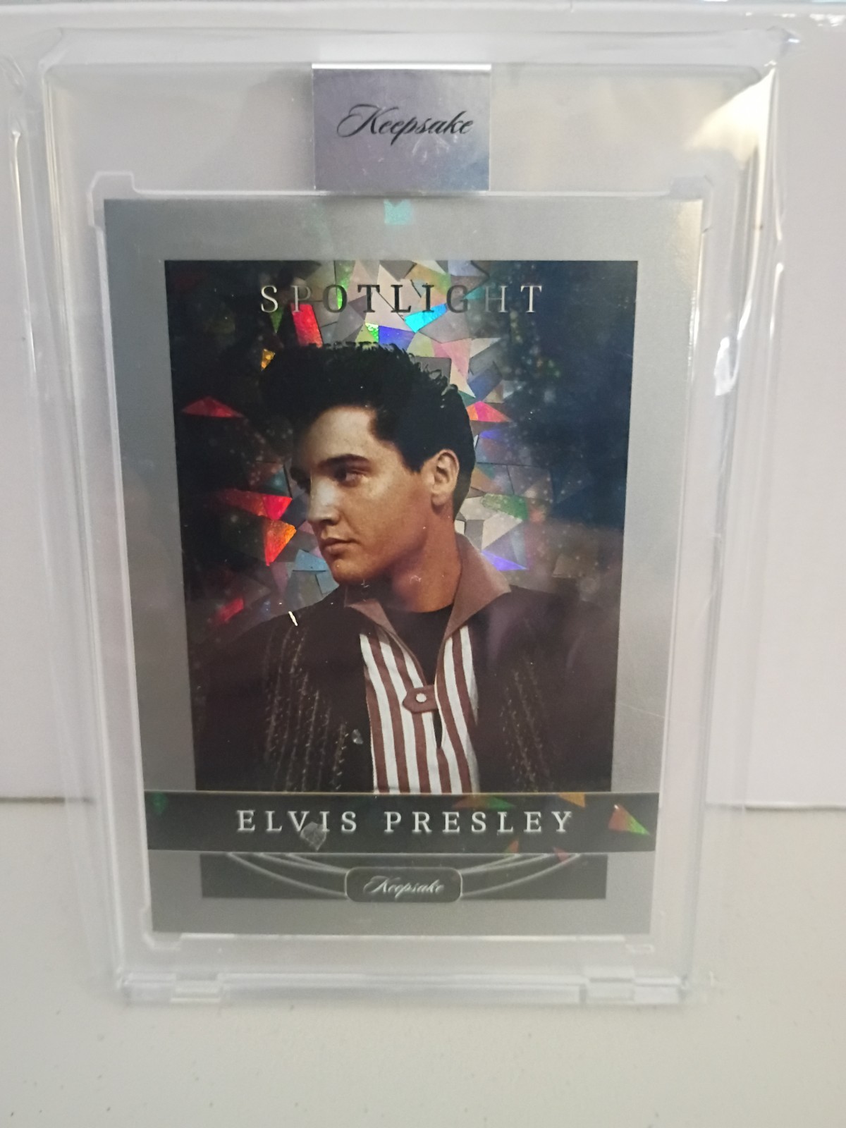 2026 Keepsake Edition Elvis Presley Silver Spotlight Cracked Ice #16 - 016/200