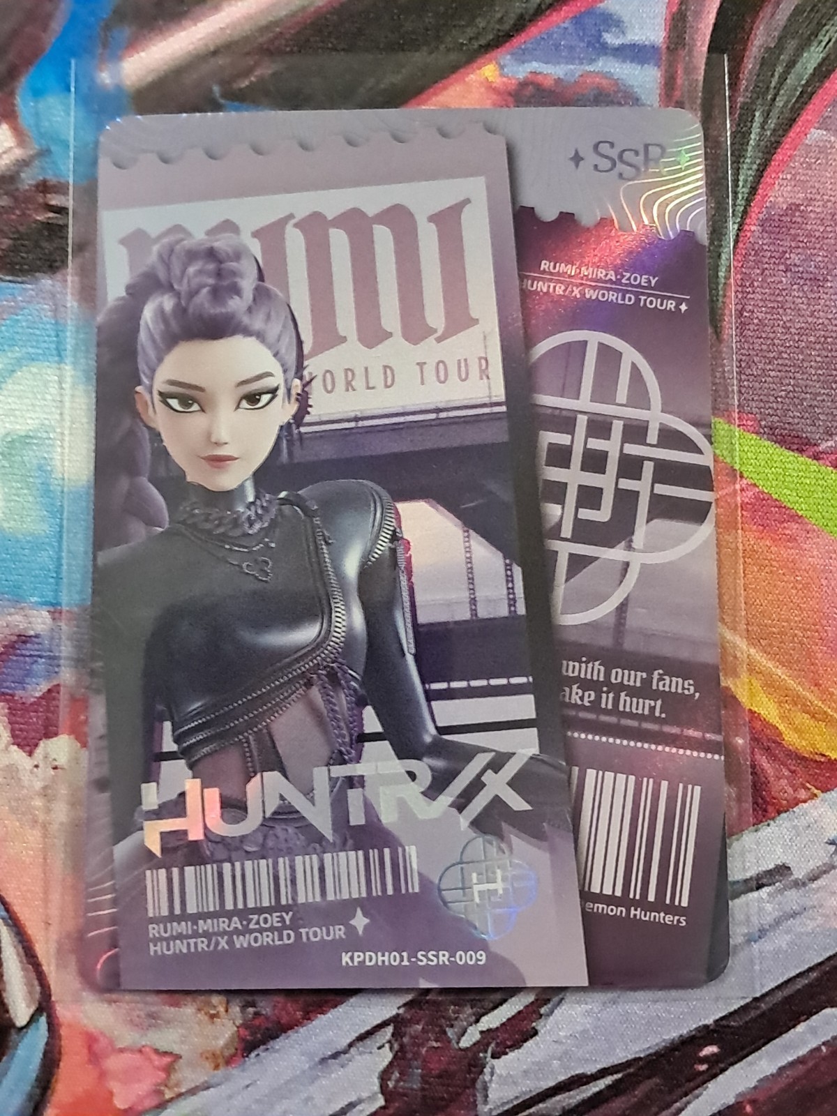 Scheda SSR Kayou KPop Demon Hunters HUNTR/X RUMI KPDH01-SSR-009