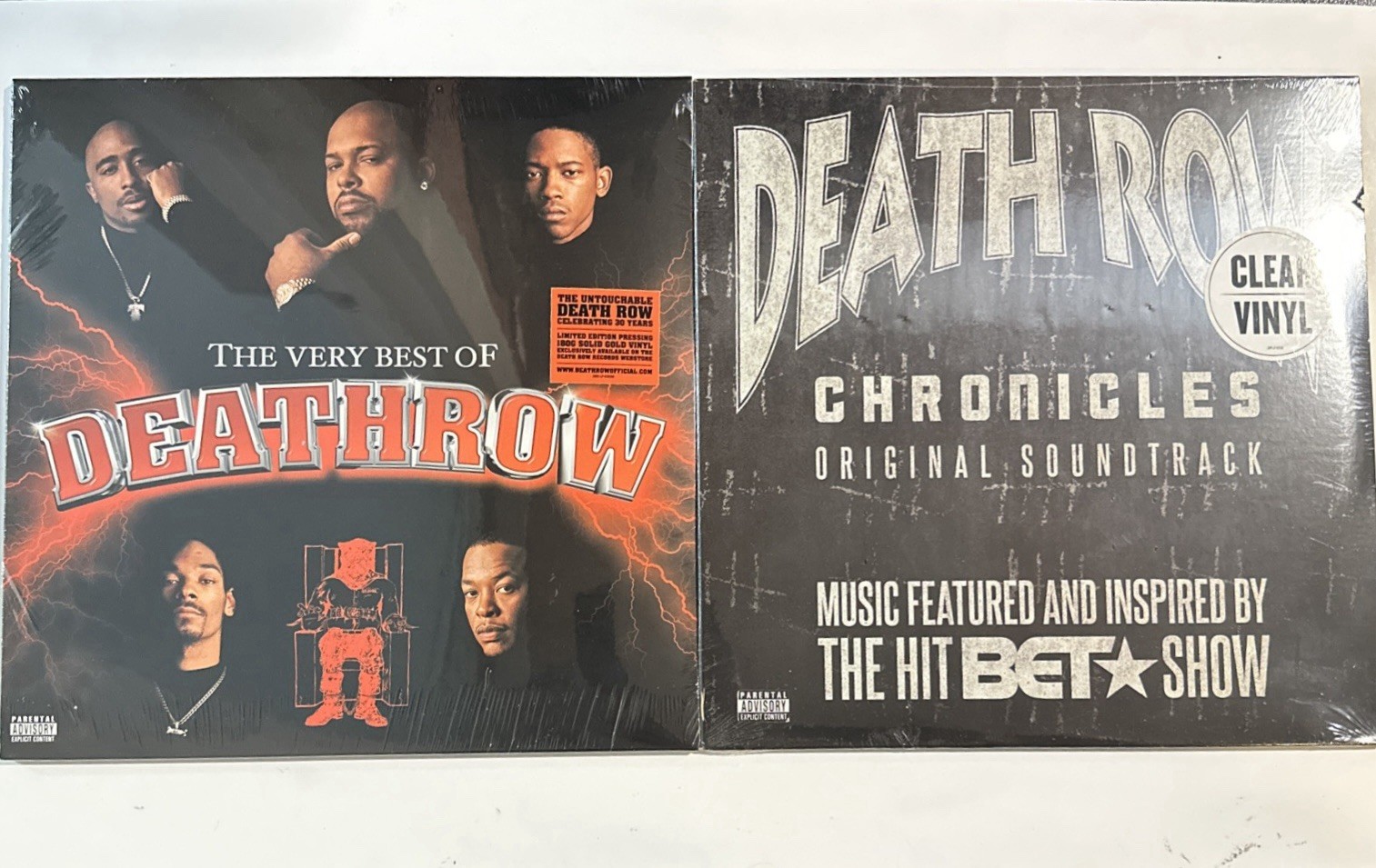 The Very Best Of Death Row & Chronicles Soundtrack 2LP Gold / Clear