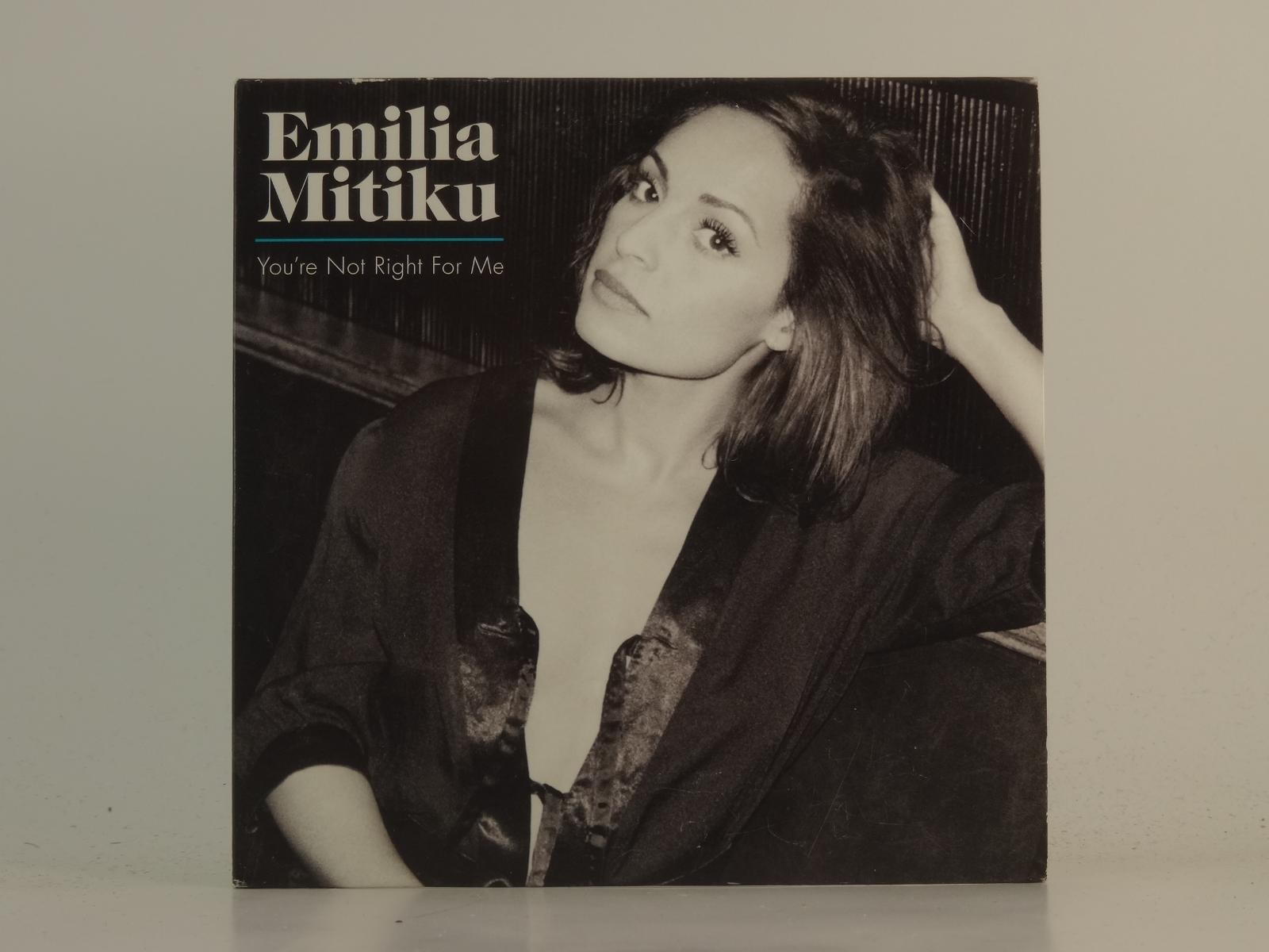 EMILIA MITIKU YOU'RE NOT RIGHT FOR ME (H1) 1 Track Promo CD Single plus Card Sle