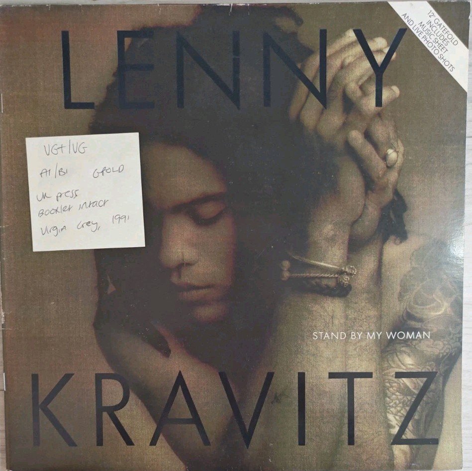 Lenny Kravitz Stand By My Woman Vinyl Record VG+/VG VUSTG45 1991