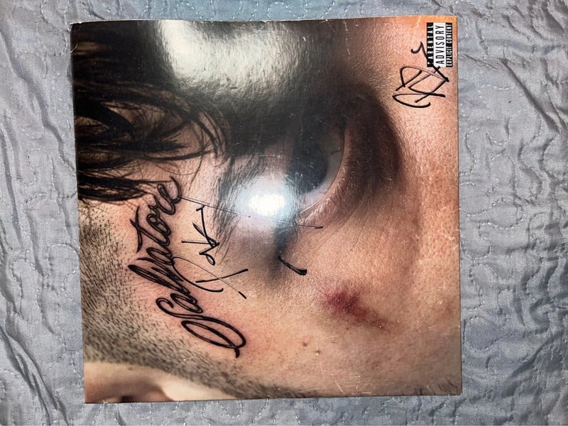 Vinile paky autografato