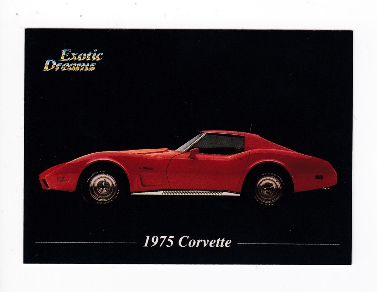 1992 All-Sports Exotic Dreams 1975 Chevrolet Corvette Coupe #95
