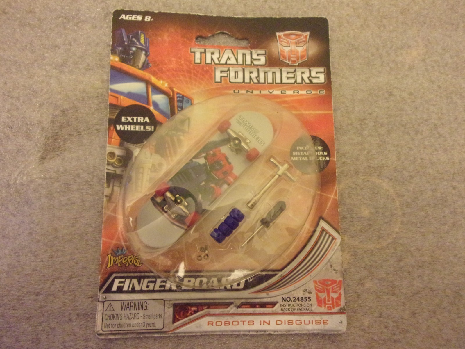 Transformers Universe Finger Board di Imperial Optimus Prime 24855 NUOVO