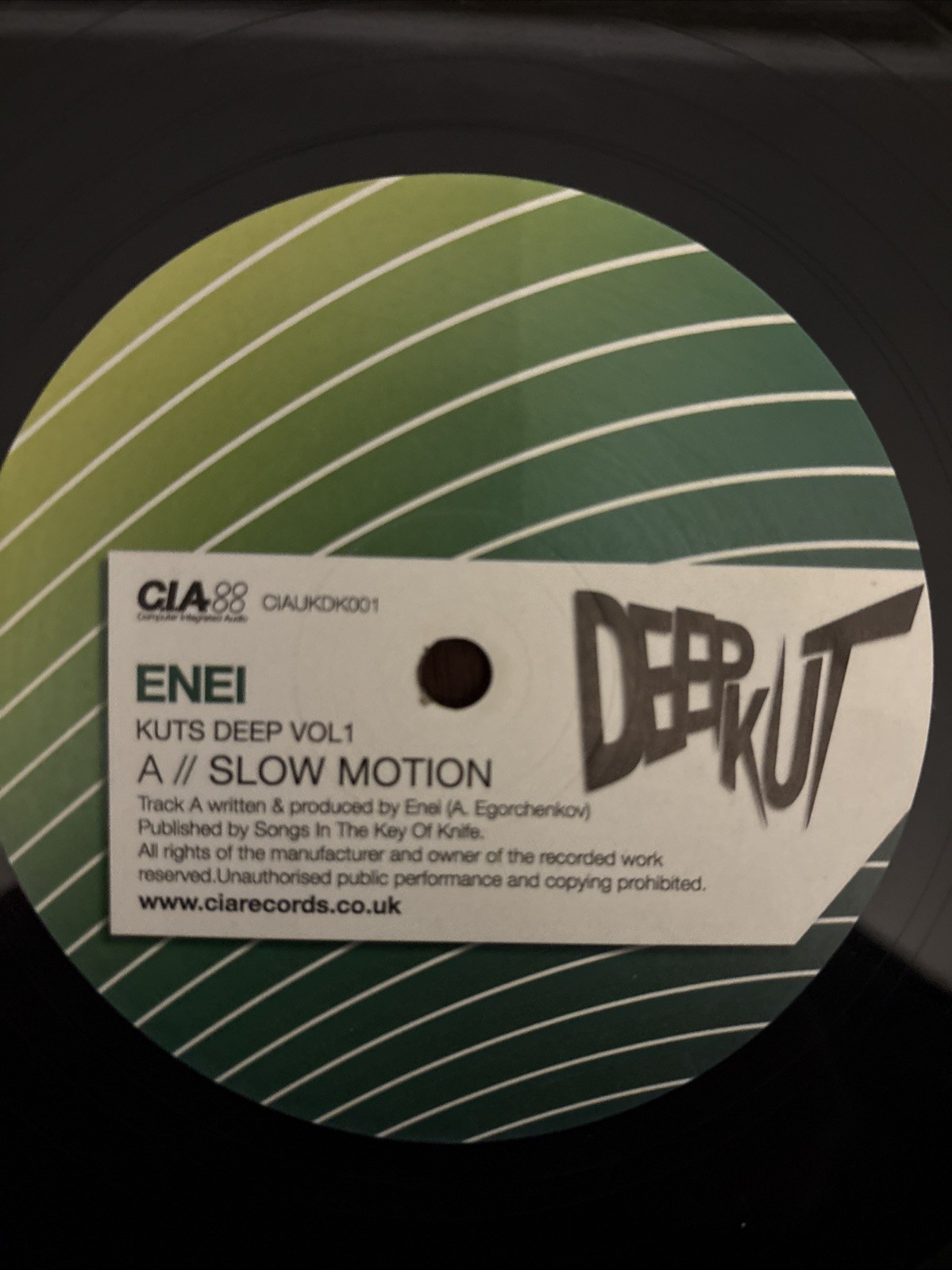 ENEI & Nymfo - Kuts Deep Vol 1 - 12 Vinyl Record