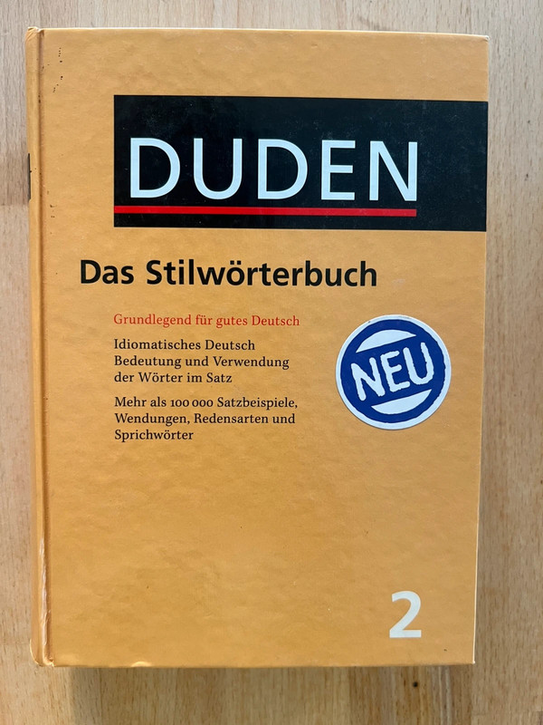 Das Stilwörterbuch. Duden.
