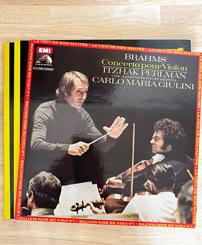 Lot de 3 Vinyles Brahms