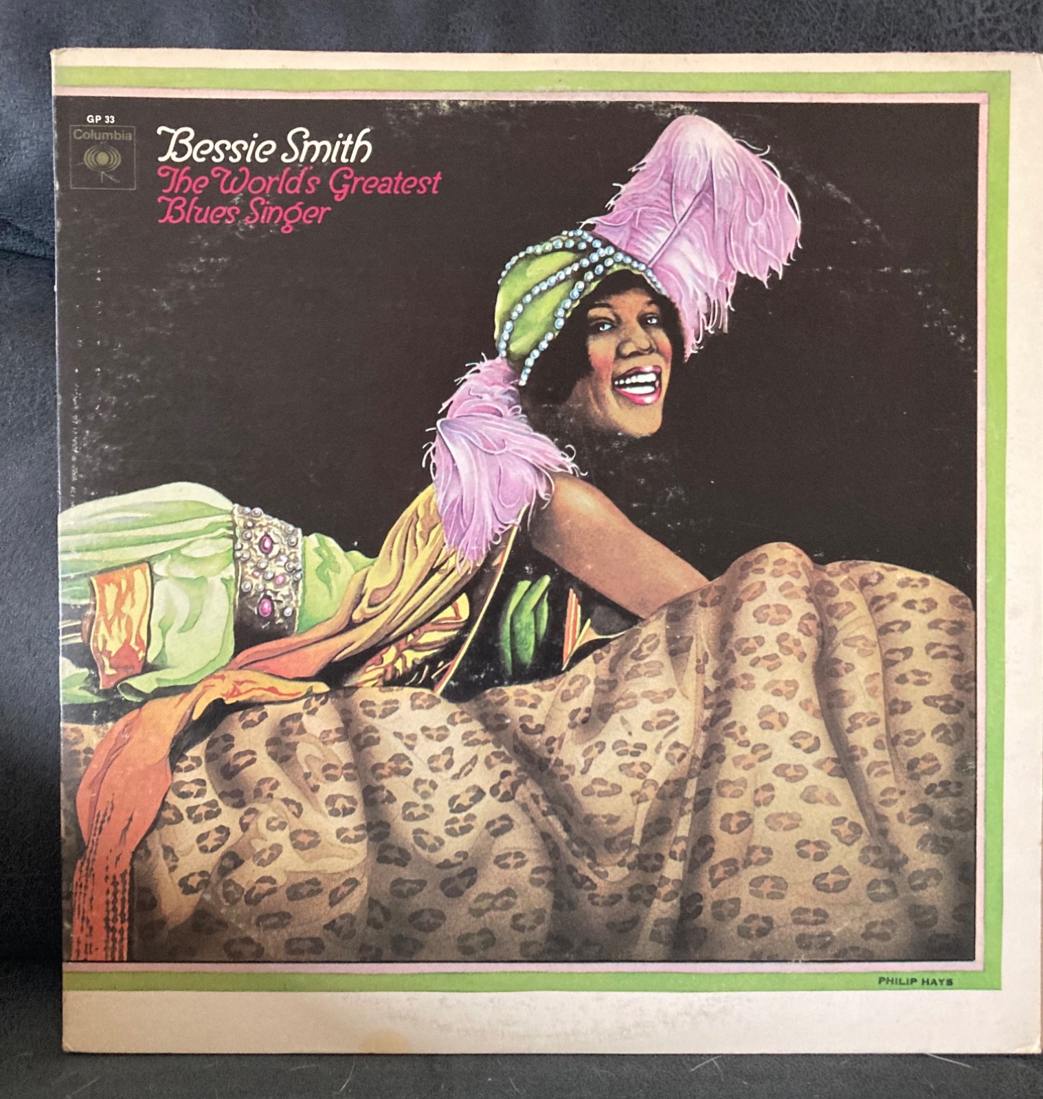 BESSIE SMITH: THE WORLD'S GREATEST BLUES SINGER - COLUMBIA 2 LP GP33 NM