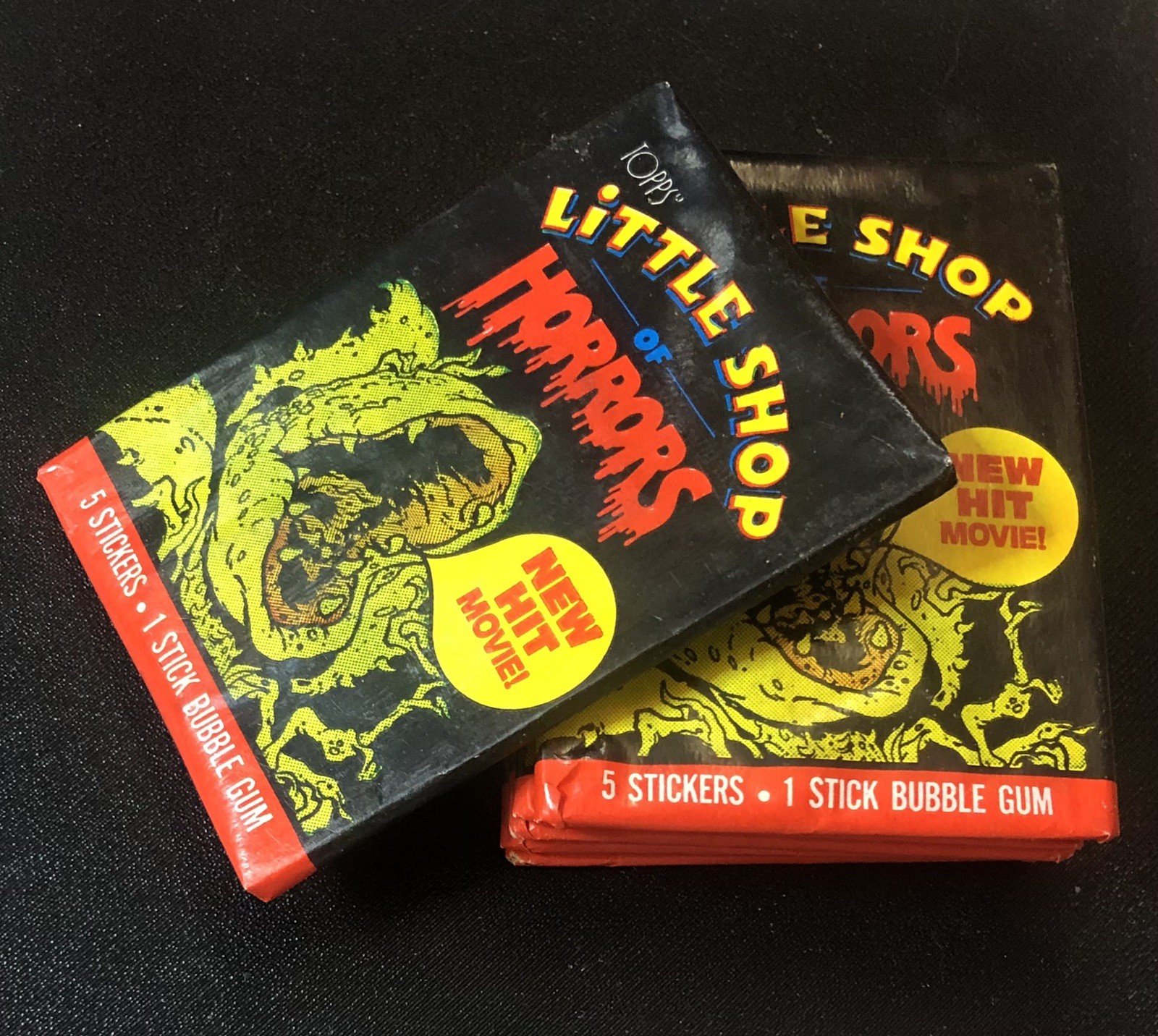 Little Shop Of Horrors Topps Wax Pack Sealed