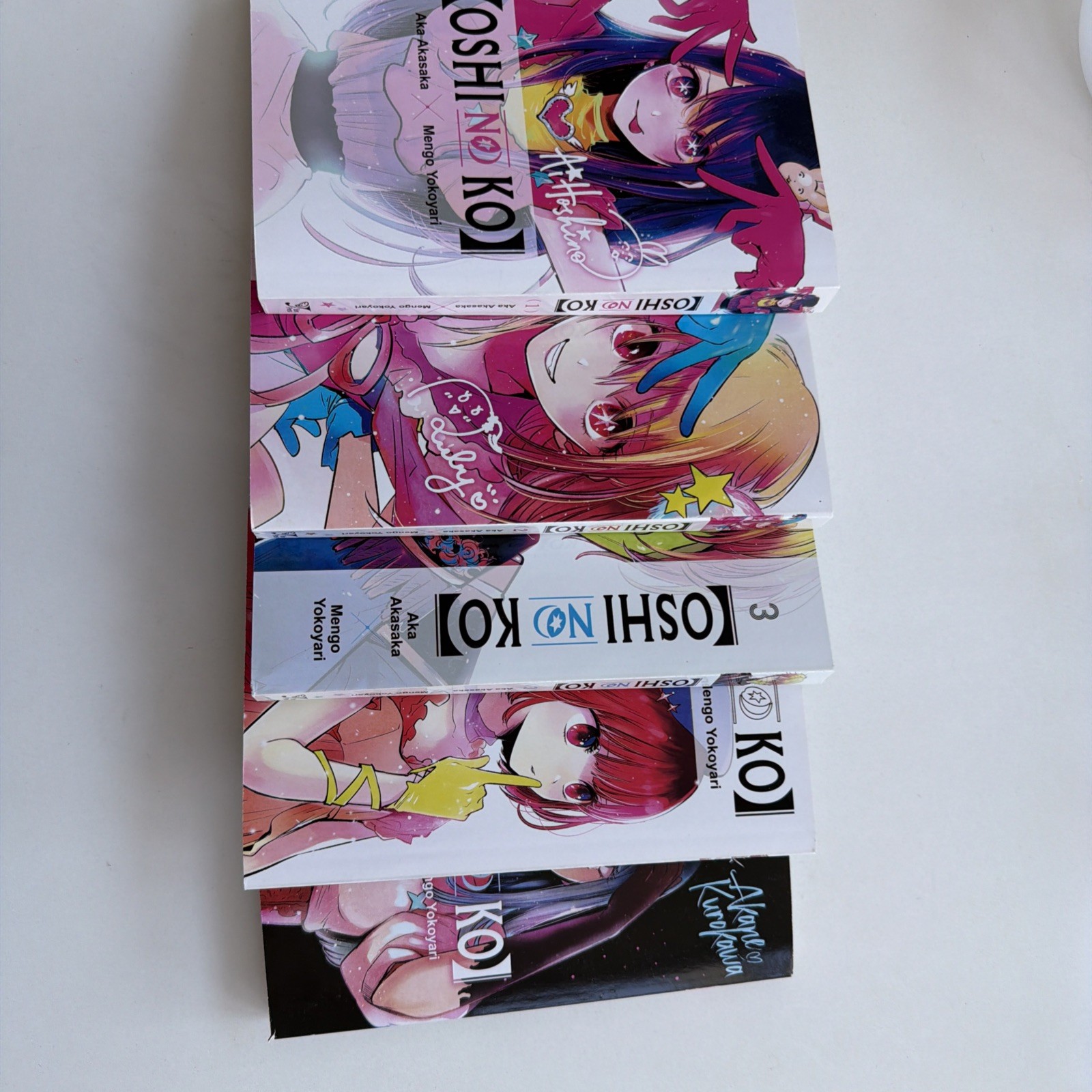 Oshi No Ko Manga Set Volumi 1-5 Inglese Akasaka Yen Press Autentico