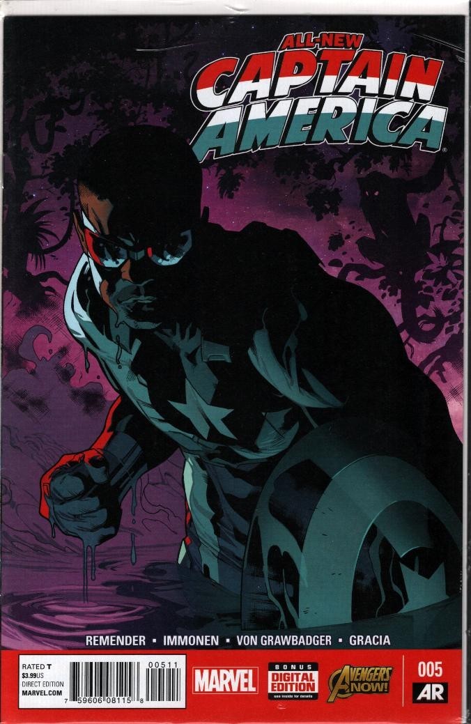 38397: MARVEL NUOVO CAPITANO AMERICA #5 grado VF