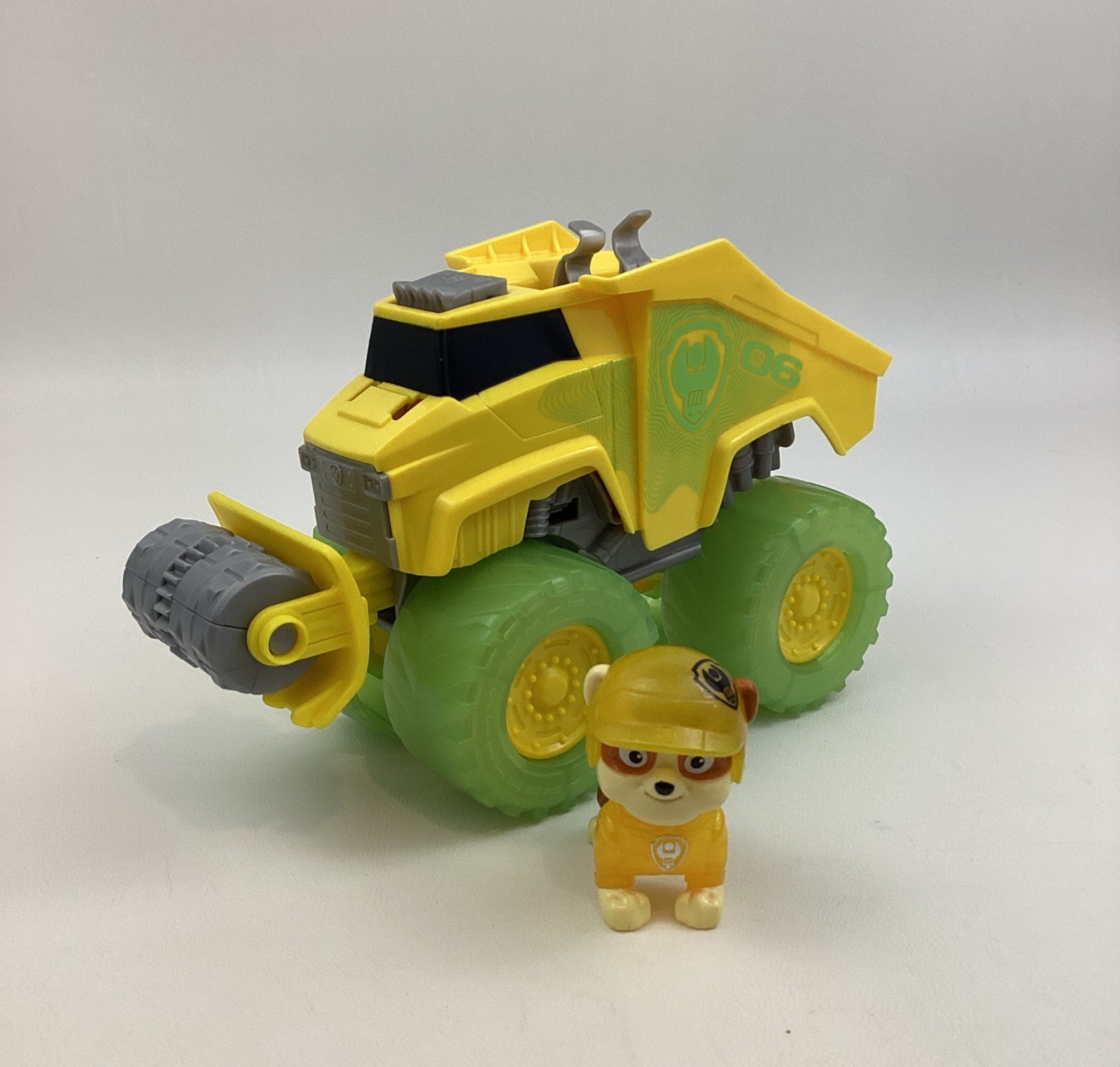 Paw Patrol Rescue Wheels Rubble’s Bulldozer Toy Vehicle Nickelodeon 2pc