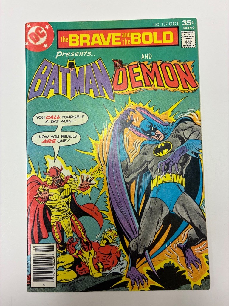 The Brave and the Bold #137 DC Comics 1977 Batman and The Demon Etrigan