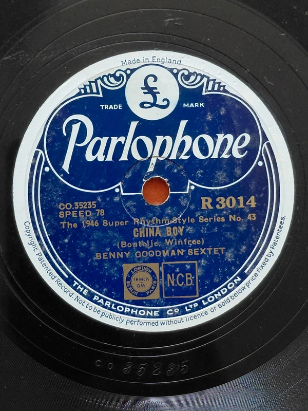78 RPM - Benny Goodman - China Boy - Ain´t Misbehavin