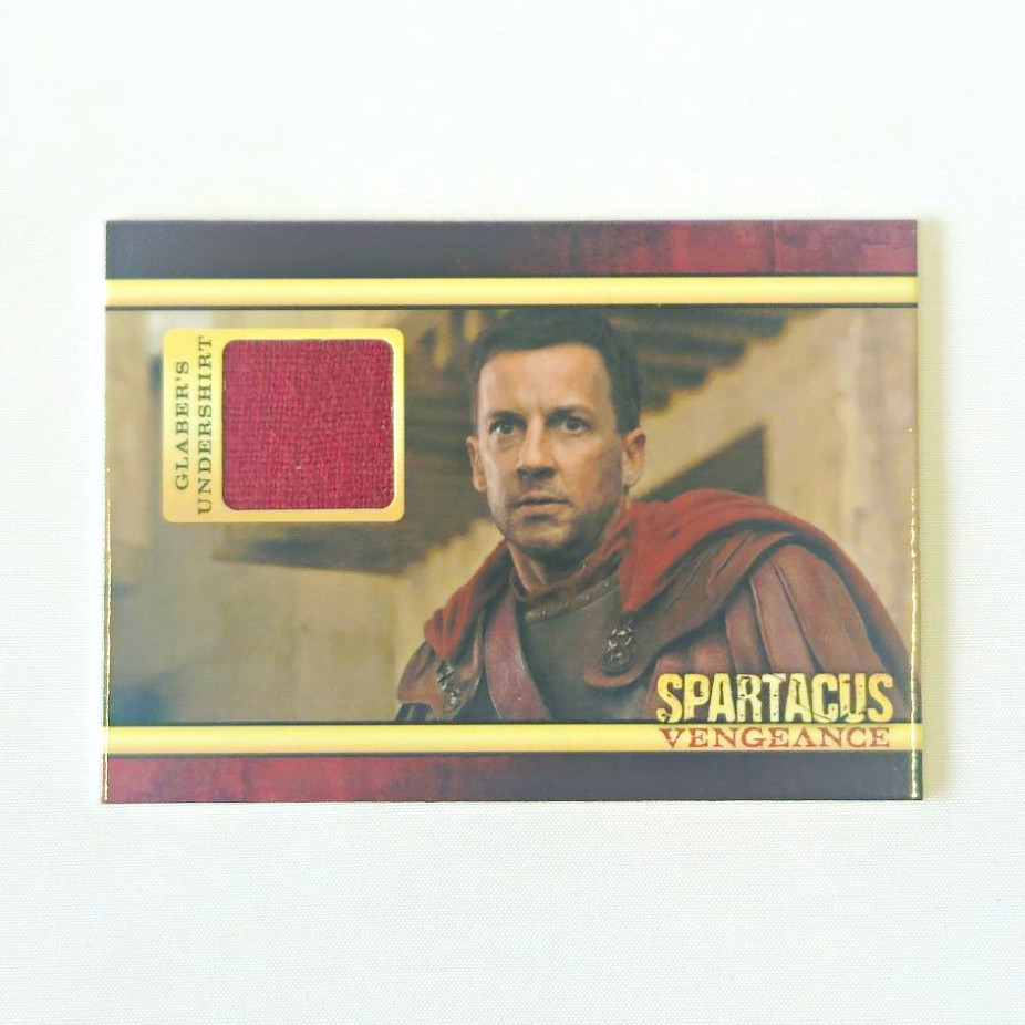 2013 Spartacus Vengeance Glaber’s Undershirt Relic Card Rittenhouse