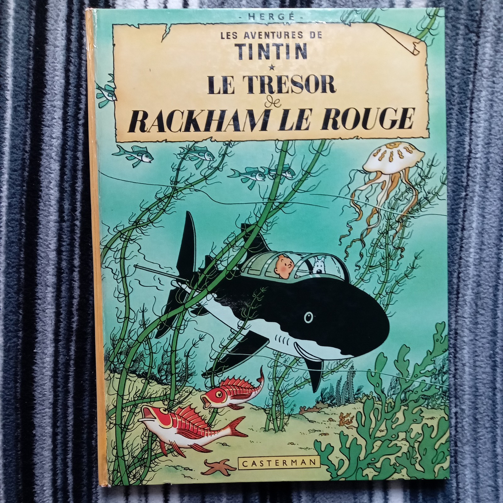 Book Les  Aventures De Tintin: Le Tresor de Rackham Le Rouge, Casterman 1966