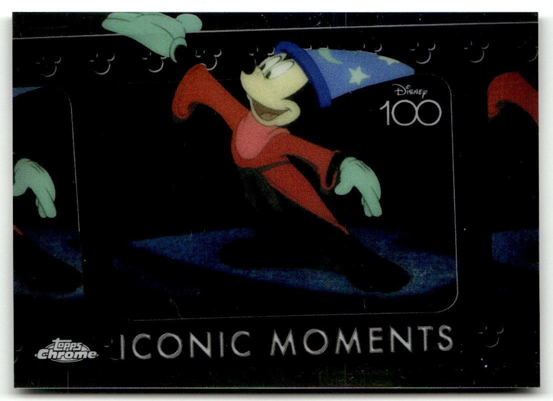 Topps Disney Chrome 100 Iconic Moments IM-5 The Sorcerer's Apprendista Mickey
