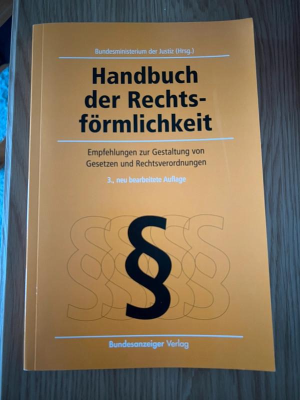 Buch Handbuch der Rechtsförmlichkeit Justiz 2008 3. Auflage