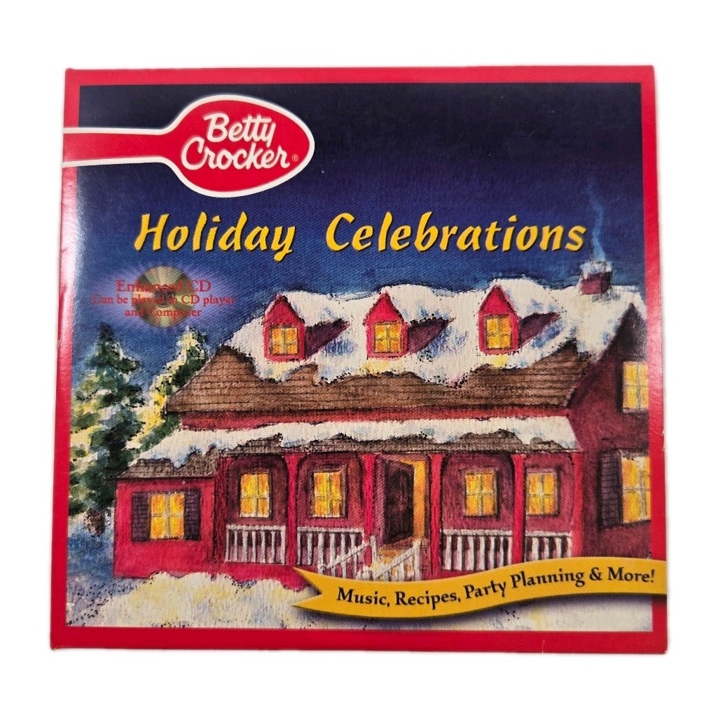 Betty Crocker – Holiday Celebrations Enhanced CD 2001 Christmas Seasonal Music