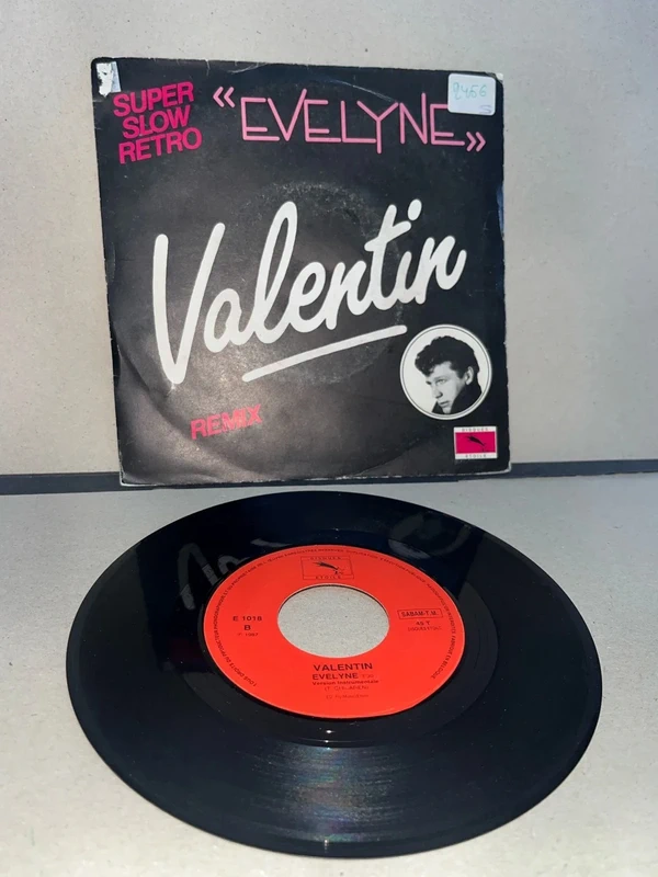 Disque vinyle Valentin Evelyne 45 tours