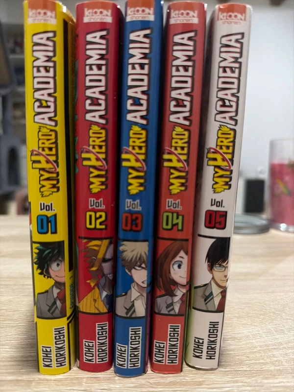 Lot de Manga 5 Tome My Hero Academia