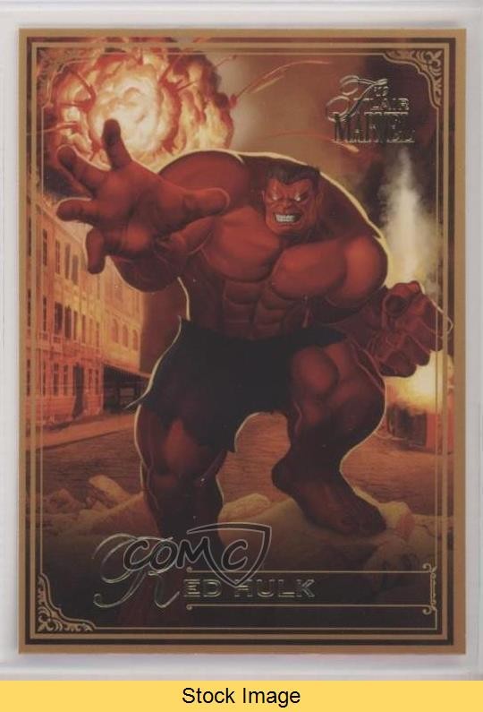 2019 Flair Marvel Gold Red Hulk #62 LEGGI 0bf7