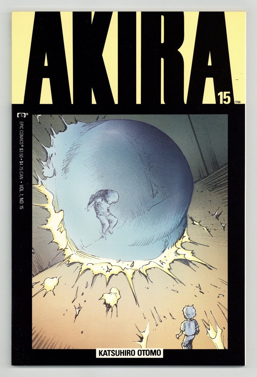 Akira #15 quasi nuovo 9.4 1990