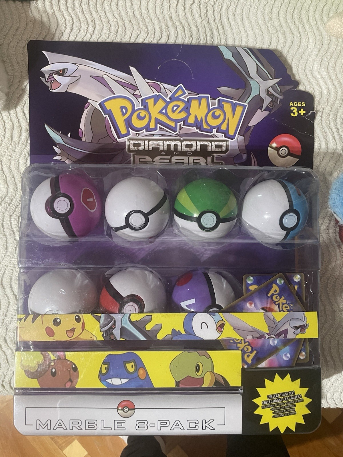Pokémon Diamond & Pearl set biglie 8-Pack collezione, raro pezzo da collezione